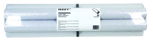 [1405060] Tube d'expédition IEZZY A1 650x50mm blanc inclus embouts 5 pièces