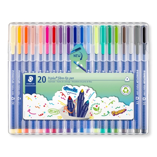 [1405698] Feutre de coloriage Staedtler 323 triplus Color 20 couleurs