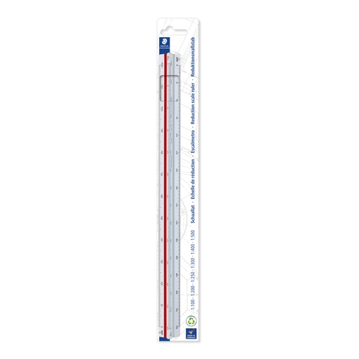 [1405690] Règle à échelle de réduction Staedtler 561 300mm DIN architecte