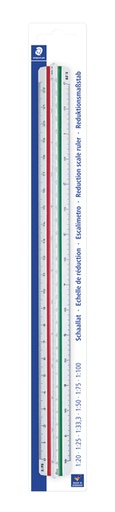 [1405696] Règle à échelle de réduction Staedtler 561 300mm divison 2 training