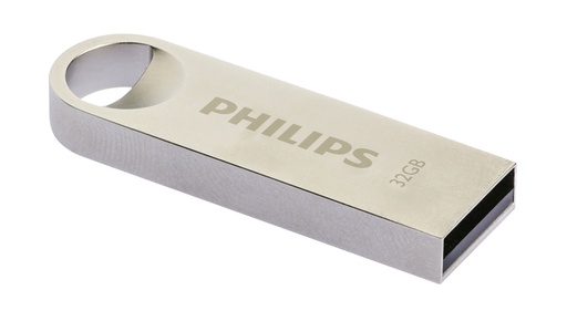 [1406234] Clé USB 2.0 Philips Moon Vintage argent 32Go