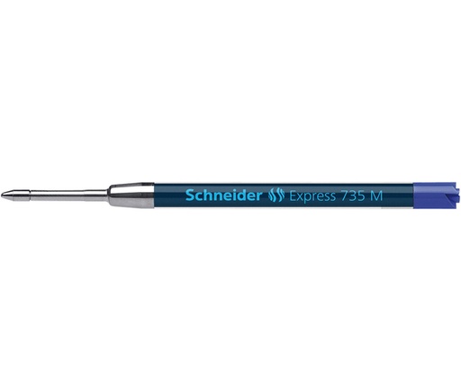 [1407345] Recharge stylo bille Schneider Express 735 Medium bleu