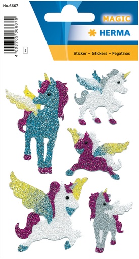 [1406713] Autocollant Magic HERMA 6667 licorne