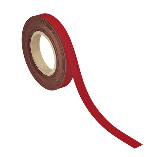 [1407180] Magneetband MAUL beschrijf- wisbaar 10mx20mmx1mm rood