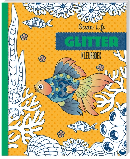 [1406730] Kleurboek Interstat Glitter Ocean Life