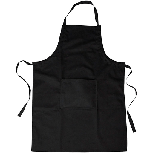 [1418859] Tablier peinture Creativ Company longueur 89cm largeur 66cm coton noir