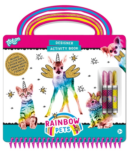 [1407562] Activiteitenboek Totum Rainbow Pets designer