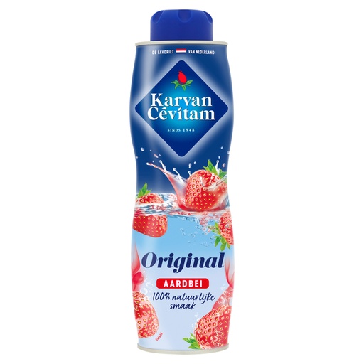 [1407668] Siroop Karvan Cevitam aardbei 600ml