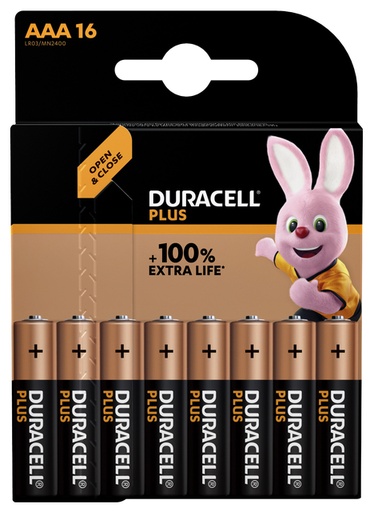 [1407546] Batterij Duracell Plus 16xAAA