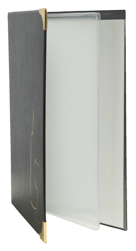 [552032] Carte des vins Securit 4x 2 pochettes noir