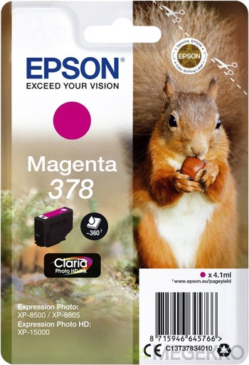 [1407522] Inktcartridge Epson 378 T3783 rood