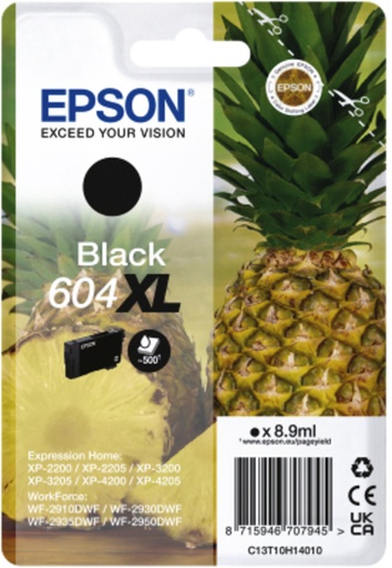 [1407642] Cartouche d''encre Epson 604XL T10H14 noir