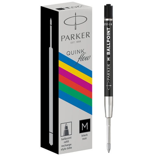 [1419088] Recharge stylo bille Parker Economic noir Medium