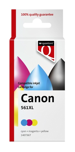 [1407367] Cartouche d''encre Quantore alternative pour Canon CL561XL couleur