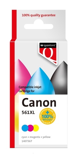 [1407367] Inktcartridge Quantore alternatief tbv Canon CL561XL kleur