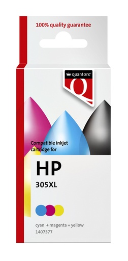 [1407377] Inktcartridge Quantore alternatief tbv HP 305XL kleur