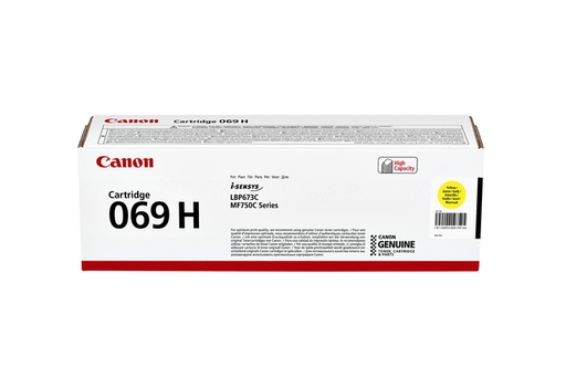 [1407537] Cartouche toner Canon 069H jaune