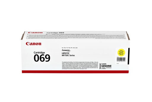 [1407538] Cartouche toner Canon 069 jaune