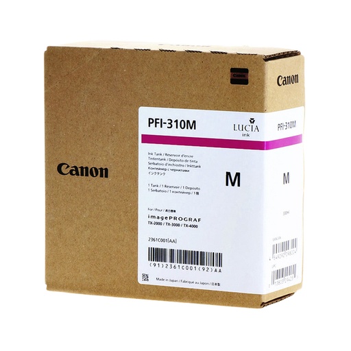 [1418912] Inktcartridge Canon PFI-310 rood