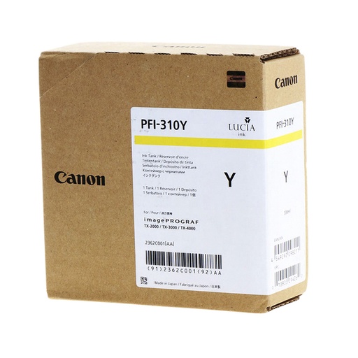 [1418946] Inktcartridge Canon PFI-310 geel