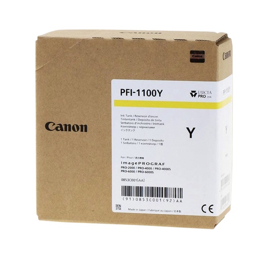 [1418948] Inktcartridge Canon PFI-1100 geel