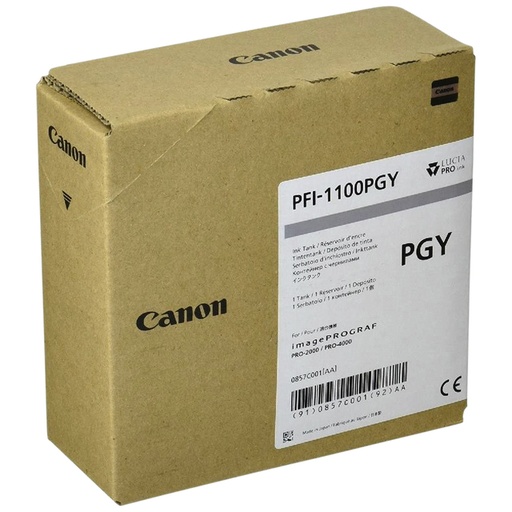 [1418967] Inktcartridge Canon PFI-1100 foto grijs