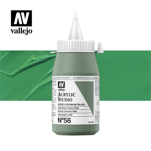 [1407336] Acrylverf Acrylicos Vallejo 500ml  Chromium green pale