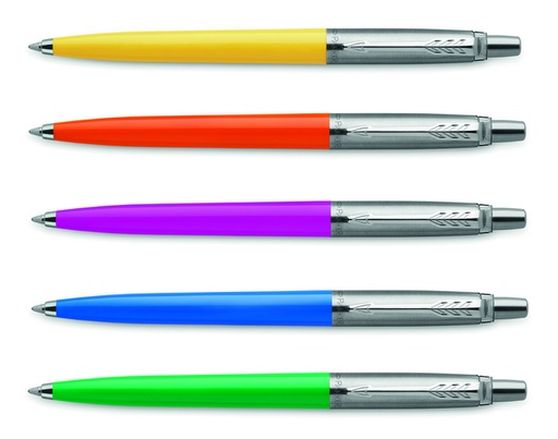 [1419091] Stylo bille Parker Jotter Originals CT M Transitbox 20 couleurs assorti