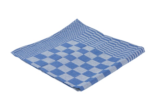 [1405753] Theedoek Cleaninq blok marine 65x65cm blauw 6 stuks