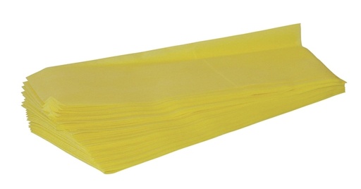 [1419539] Chiffons de nettoyage Cleaninq viscose 25x60cm jaune 25 pièces