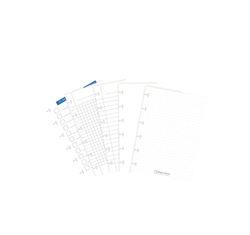 [1421059] Set d''extension Correctbook A6 mix 5 feuilles