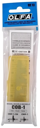 [1421305] Lames de réserve Olfa CMP-1 blister de 15 pièces
