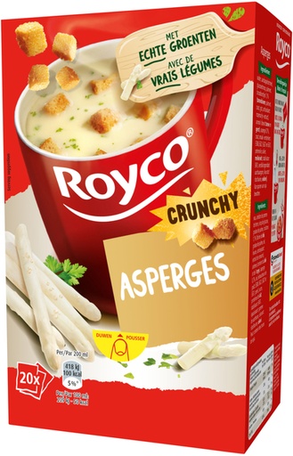 [1421082] Soep Royco crunchy asperges 20 zakjes