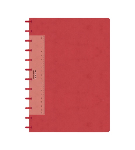 [1421122] Schrift ADOC Lin-Ex A4 lijn 144blz 90gr rood