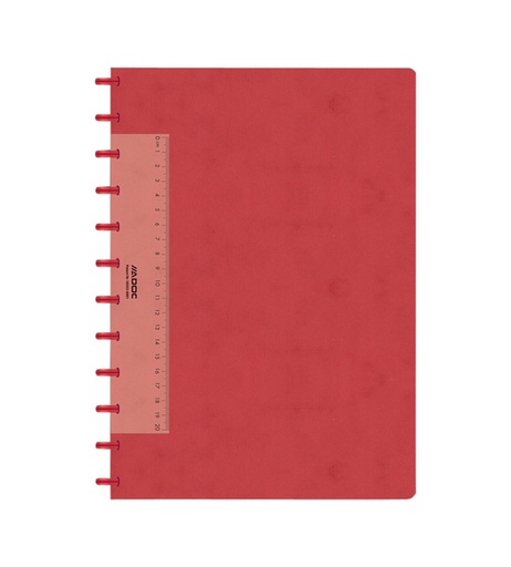 [1421123] Schrift ADOC Lin-Ex A4 ruit 144blz 90gr rood