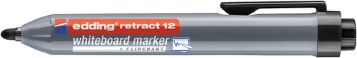 [1421343] Whiteboardmarker edding 12 drukknop rond 1.5-3mm zwart