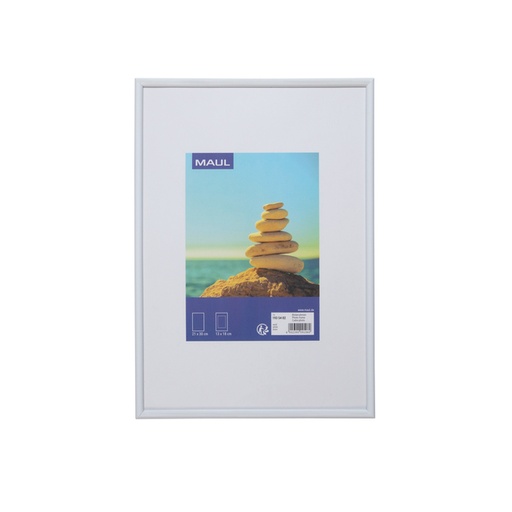 [1419613] Cadre photo MAULart 21x30cm plastique cadre blanc