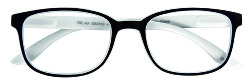 [783411] Lunettes de lecture I Need You +1.00 dpt Relax noir-blanc