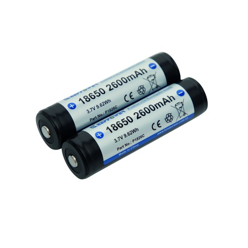 [1420090] Accu 18650-26H PCB beschermd 2600mAh 3,7V