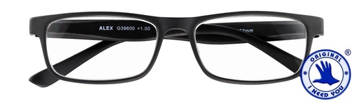 [1420903] Lunettes de lecture I Need You +1.00 dpt Alex noir