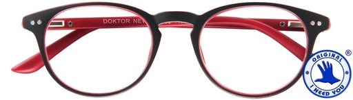 [1420989] Lunettes de lecture I Need You +3.00 dpt Doctor New gris-rouge