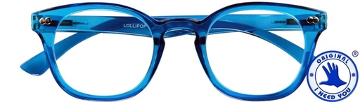 [1420993] Lunettes de lecture I Need You +2.50 dpt Lollipop bleu