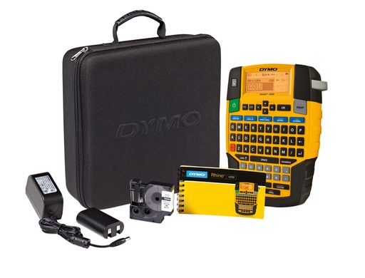 [1420485] Etiqueteuse Dymo Rhino 4200 Industriel Azerty 19mm jaune coffret