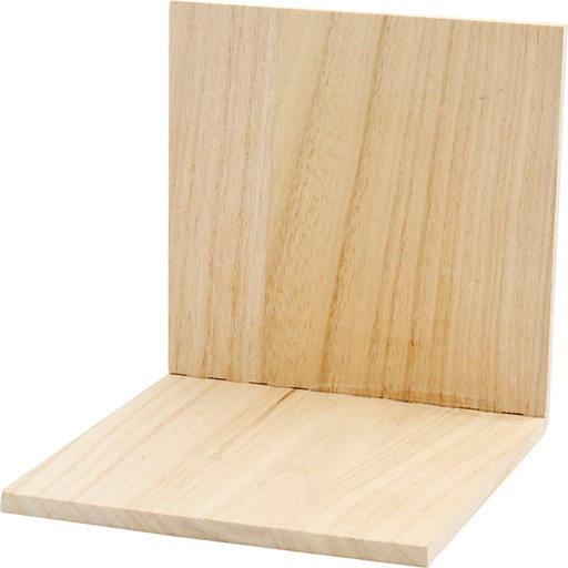 [1420462] Boekensteun Creativ Company hout 15x15x15cm