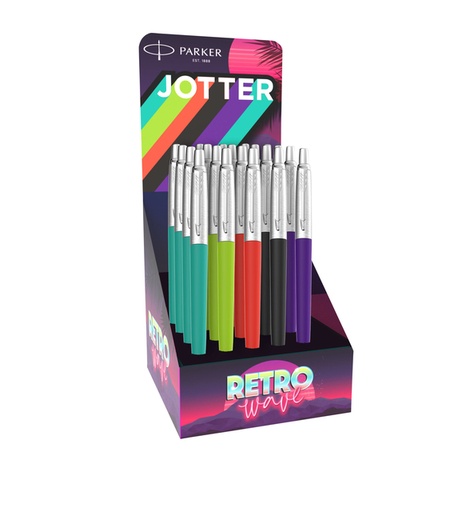 [1420356] Stylo bille Parker Jotter Original 80''s Retrowave Medium assorti