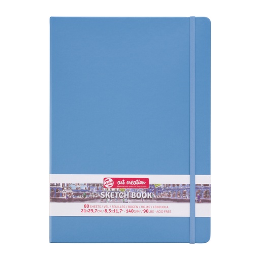 [1405985] Carnet de croquis Talens Art Creation 210x300mm 140g 80 feuilles bleu