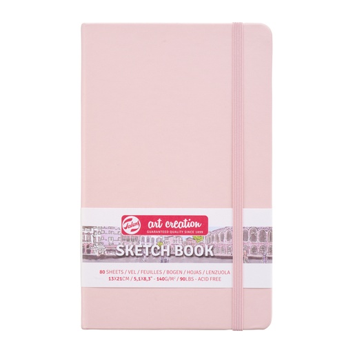 [1405986] Carnet de croquis Talens Art Creation 130x210mm 140g 80 feuilles rose