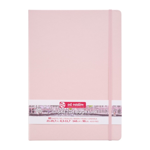 [1405991] Carnet de croquis Talens Art Creation 210x300mm 140g 80 feuilles rose