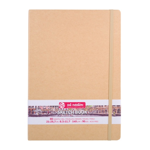 [1405996] Carnet de croquis Talens Art Creation 21x30cm 140g 80 feuilles kraft