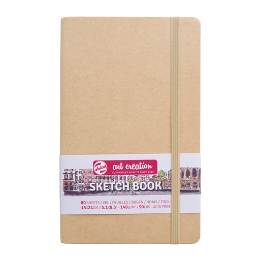 [1405997] Carnet de croquis Talens Art Creation 130x210mm 140g 80 feuilles kraft